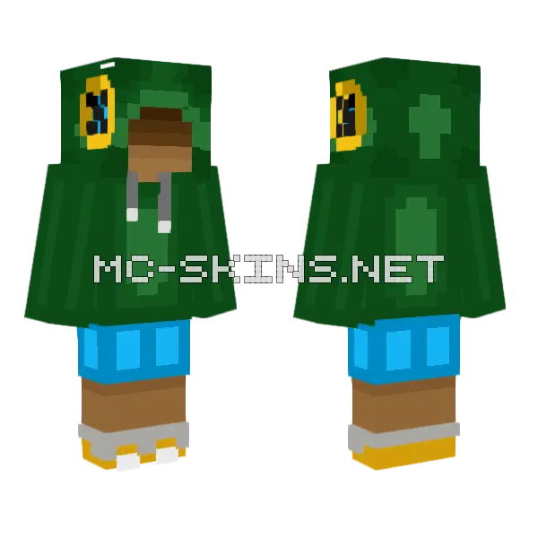 Dazo Umbra Minecraft skin, front and back