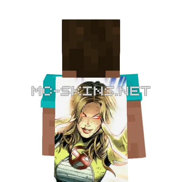 Dazzler cape, outside and lining