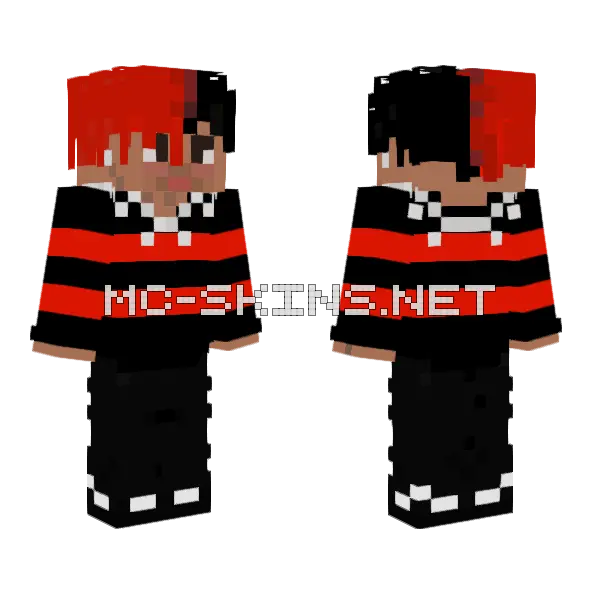 Dc The Don Minecraft skin, front and back
