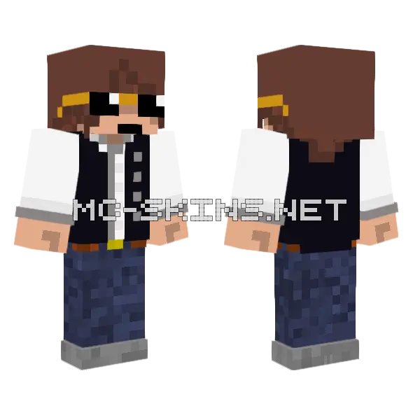 Dcd Boy Minecraft skin, front and back