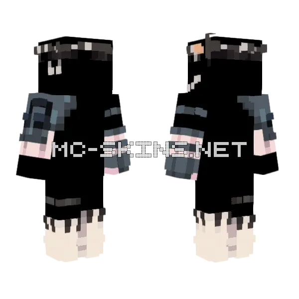 De Clarinet Headband Part III Minecraft skin, front and back