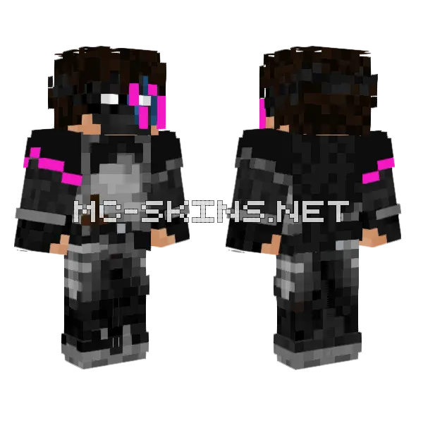 De Goat Minecraft skin, front and back