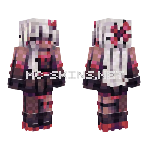 Dead 2 Me Rce Minecraft skin, front and back