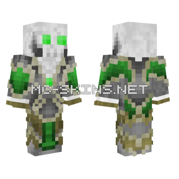 Dead But Alive CE Minecraft skin, front and back