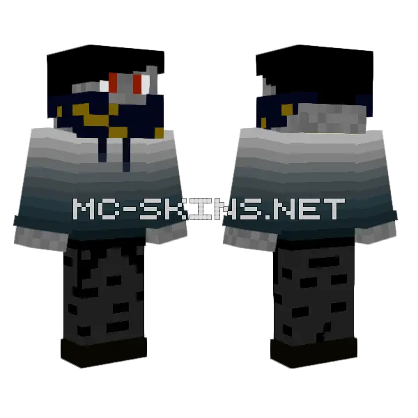 Dead Lukedadog Minecraft skin, front and back