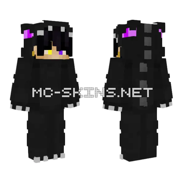 Dead Onesie Minecraft skin, front and back