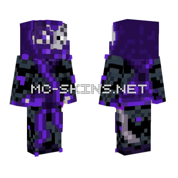 Deadly Ninja Fine Minecraft skin, front and back