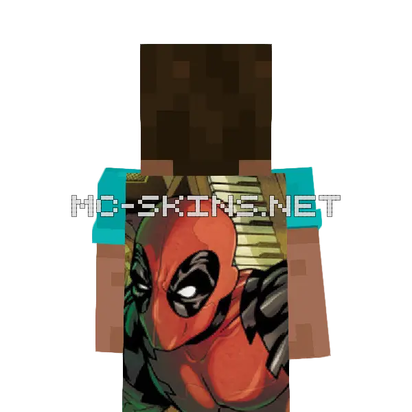 Deadpool cape, outside and lining