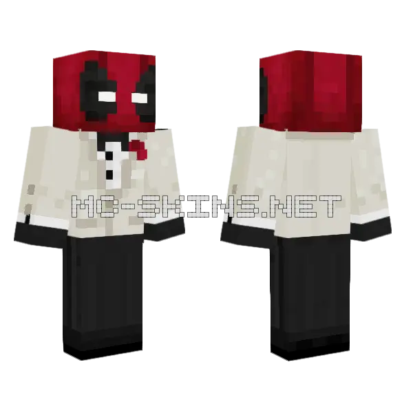 Deadpool Gram Minecraft skin, front and back
