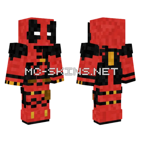 Deadpool Wolverine Skin Minecraft skin, front and back