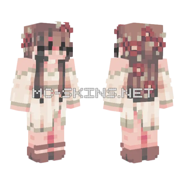 Deadrose Ce Minecraft skin, front and back