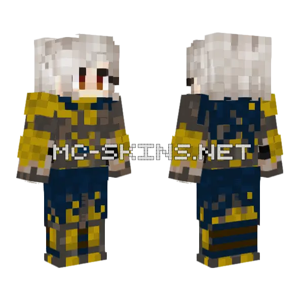 Death Knight V2 Minecraft skin, front and back
