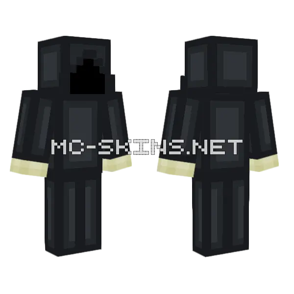 Death Skin Minecraft skin, front and back
