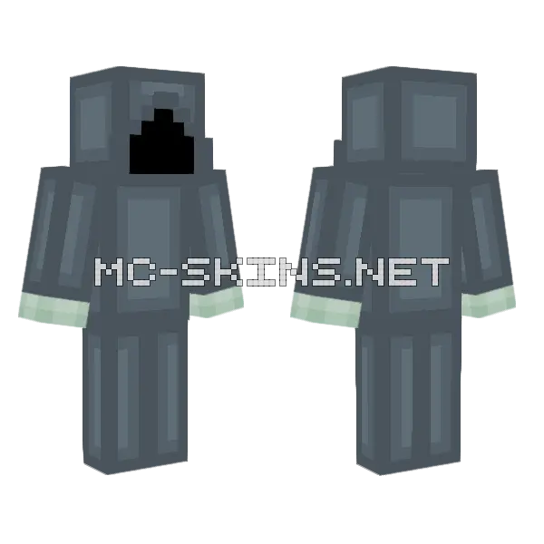 Death Skin Minecraft skin, front and back