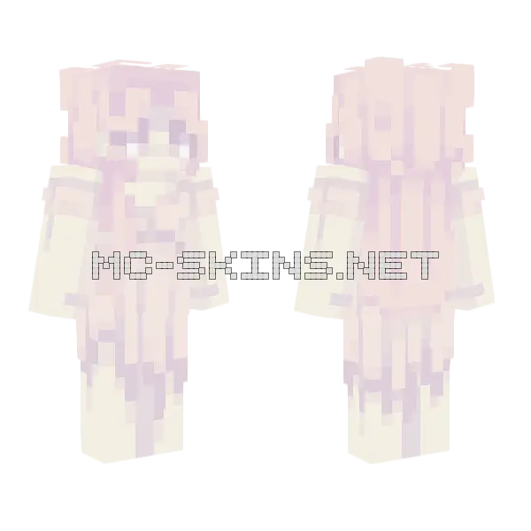 Death's Cold Touch Minecraft skin, front and back