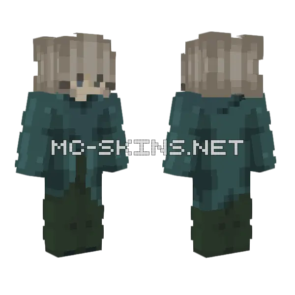 December Rce Skin Minecraft skin, front and back