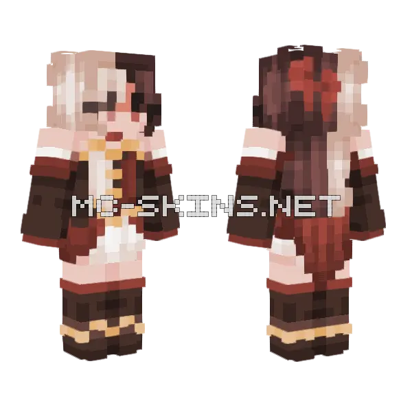 Decked Out Ce Minecraft skin, front and back