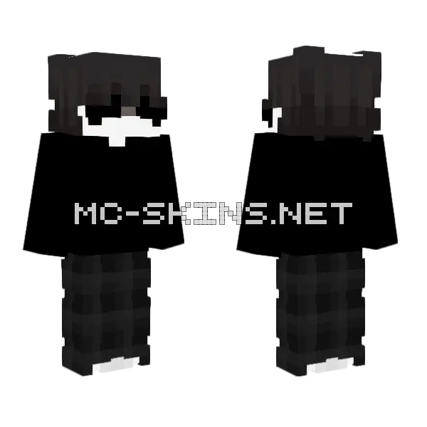 Dededed Minecraft skin, front and back