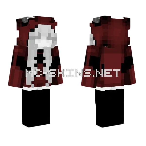Deedpool Ale To Spiderman Minecraft skin, front and back