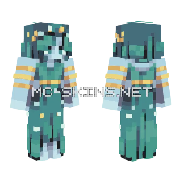 Deep Depths SFA 6 Minecraft skin, front and back