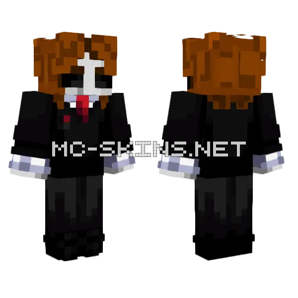 Deepfake No Mask X2 Minecraft skin, front and back