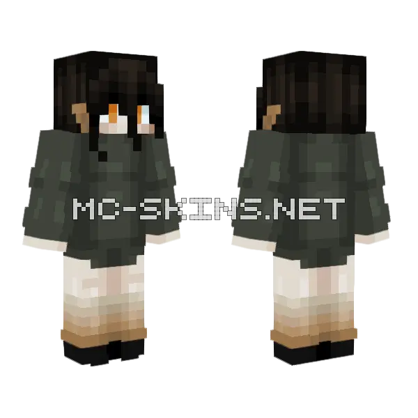 Deer Boy Minecraft skin, front and back
