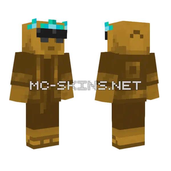 Delma X Dranhis Minecraft skin, front and back