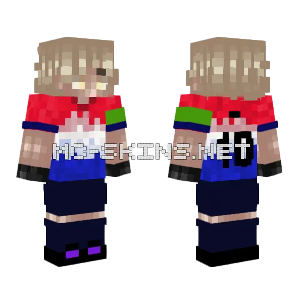 Deltafootball10 Football Skin Minecraft skin, front and back