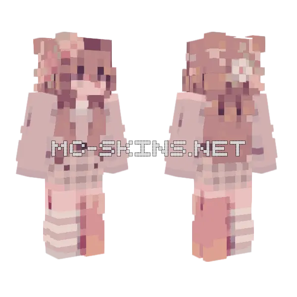 Delulu Rce Minecraft skin, front and back