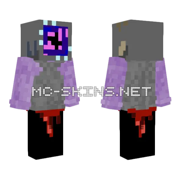 Deluxe Noxveil Minecraft skin, front and back