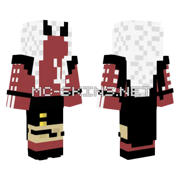 Demhim Minecraft skin, front and back