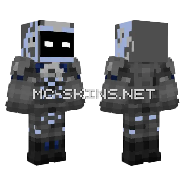 Demo Medan Armor Minecraft skin, front and back