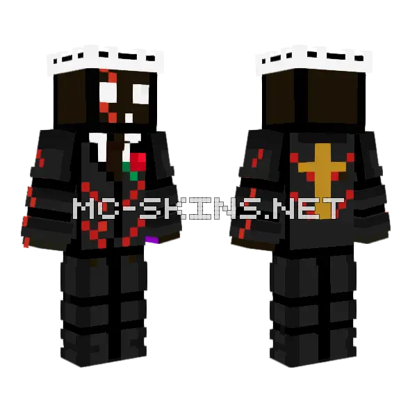 Demofyy Delta Suit Minecraft skin, front and back