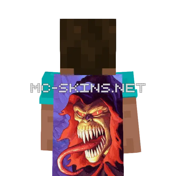 Demogoblin cape, outside and lining