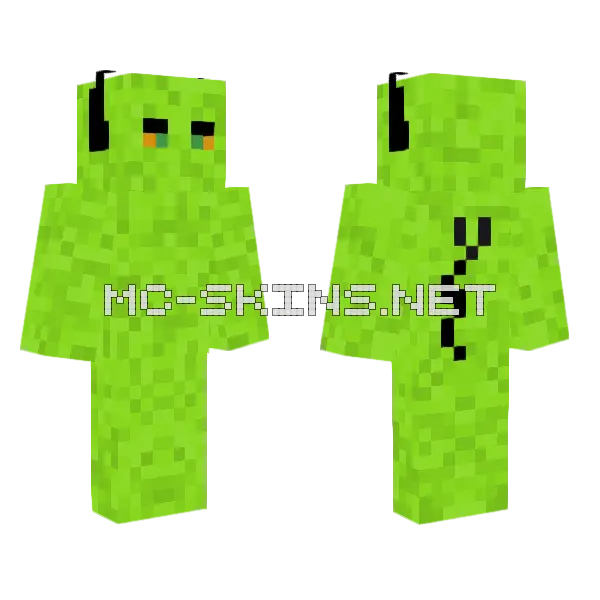 Demon Mekionseiko Minecraft skin, front and back