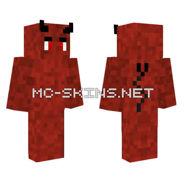Demon Of Borkinminerse Minecraft skin, front and back