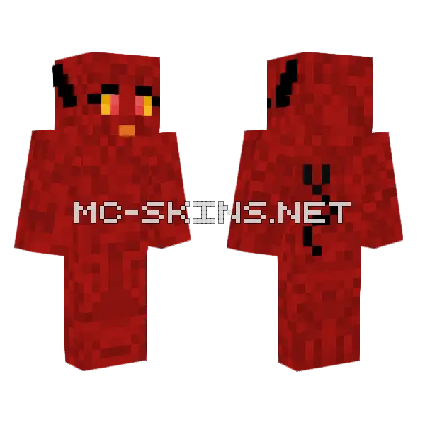 Demon Red Magma, front and back