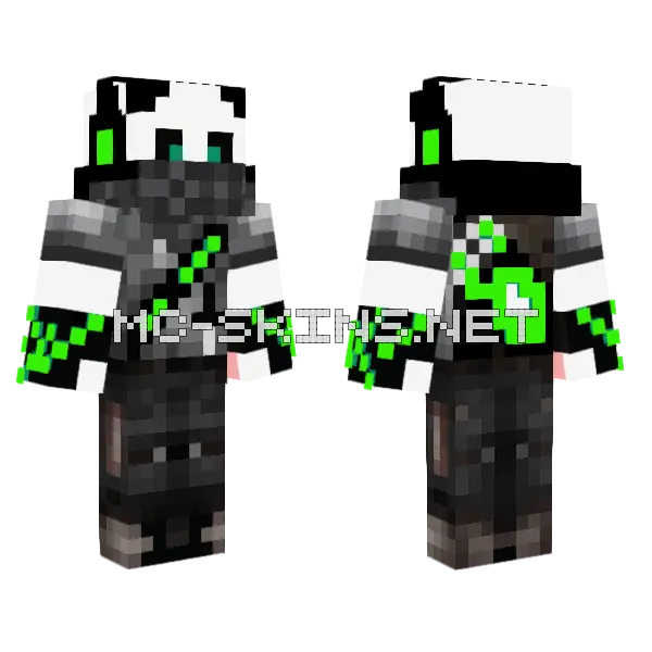Demon Skin Minecraft skin, front and back