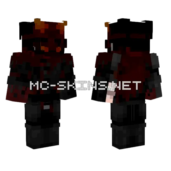 Demonioaas Monster Skin Minecraft skin, front and back