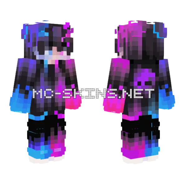 Demons Minecraft skin, front and back