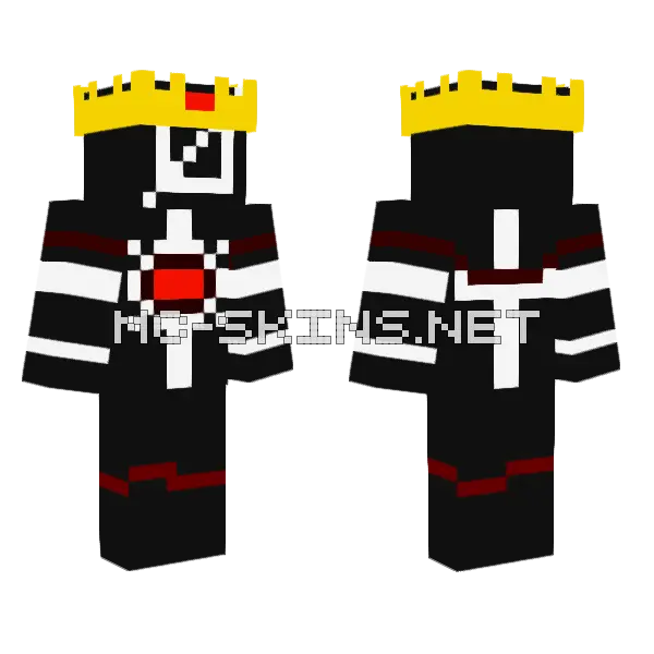 Dempolxan Minecraft skin, front and back