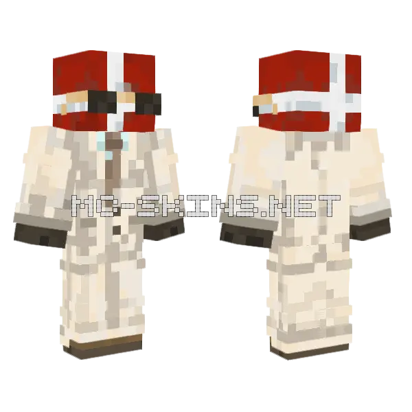 Denmark Skin Minecraft skin, front and back