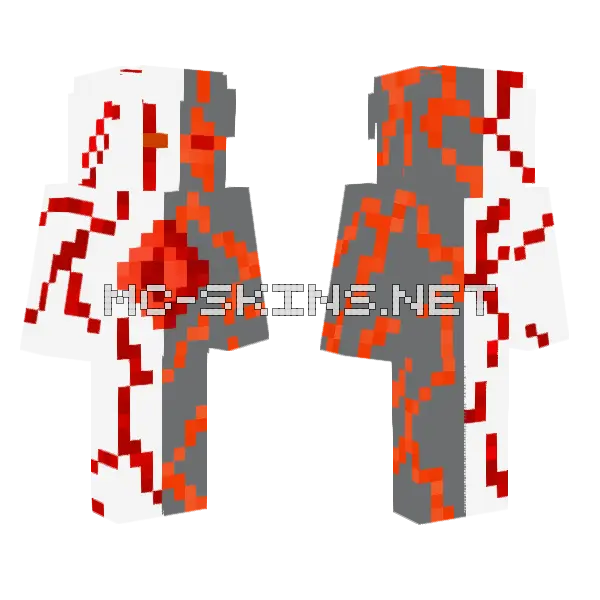 Dequalitied Steve Minecraft skin, front and back