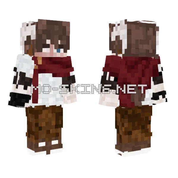 Derek Y Asi Minecraft skin, front and back
