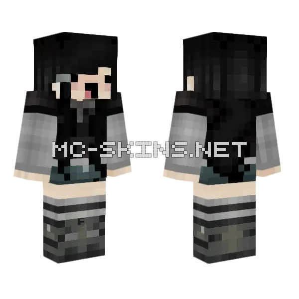 Derp Derp Minecraft skin, front and back