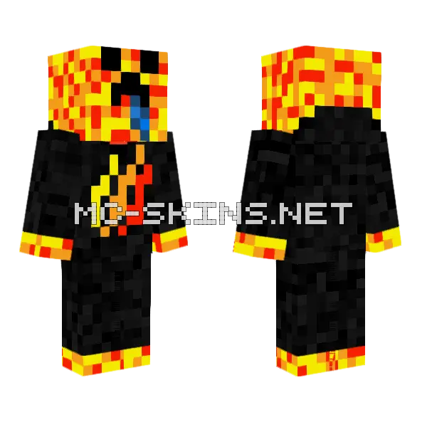 Derpy Preston Minecraft skin, front and back