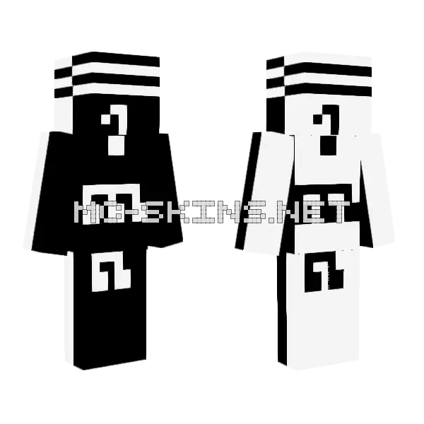 Desc Read Idea Minecraft skin, front and back