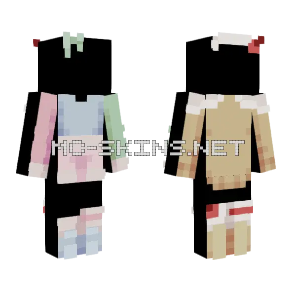 Desert Adoptables Minecraft skin, front and back