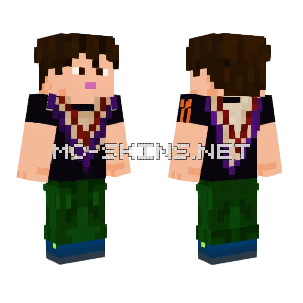 Desert Woofle Minecraft skin, front and back