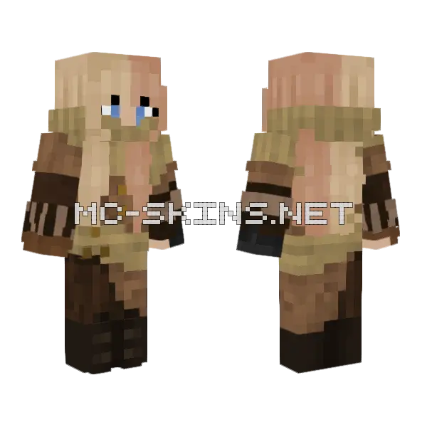 Dessert Boy Minecraft skin, front and back
